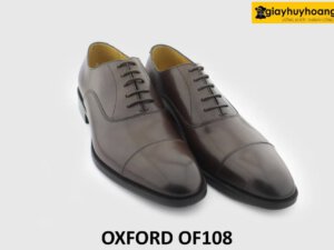 [Outlet size 40] Giày da nam màu nâu Oxford OF108 006