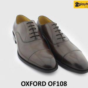 [Outlet size 40] Giày da nam màu nâu Oxford OF108 006