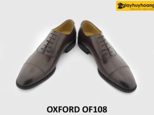 [Outlet size 40] Giày da nam màu nâu Oxford OF108 004