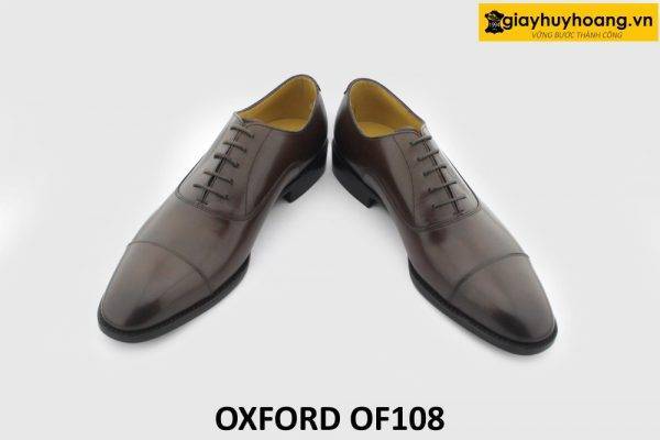 [Outlet size 40] Giày da nam màu nâu Oxford OF108 004