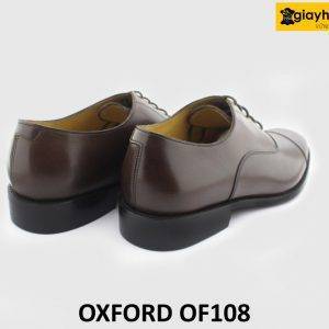 [Outlet size 40] Giày da nam màu nâu Oxford OF108 003