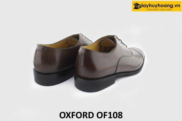 [Outlet size 40] Giày da nam màu nâu Oxford OF108 003