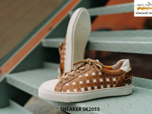 Giày Sneaker nam da bò sộc caro SK2055 003
