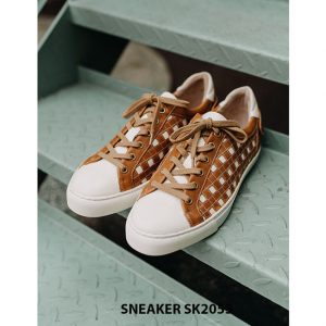 Giày Sneaker nam da bò sộc caro SK2055 002