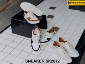 Giày da nam đế hộp sneaker thời trang SK2072 001