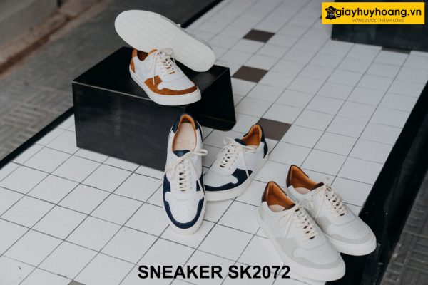 Giày da nam đế hộp sneaker thời trang SK2072 001