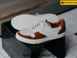 Giày da nam sneaker đóng thủ công handmade SK2073 004