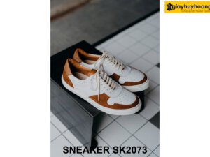 Giày da nam sneaker đóng thủ công handmade SK2073 002