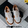 Giày da nam sneaker đóng thủ công handmade SK2073 001