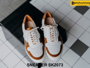 Giày da nam sneaker đóng thủ công handmade SK2073 001