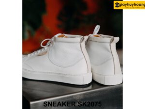 Giày da boot nam cổ lửng đế hộp sneaker SK2075 004