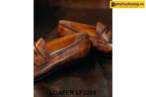 Giày lười nam nhuộm màu thủ công Loafer LF2269 004