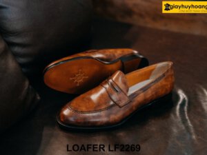 Giày lười nam nhuộm màu thủ công Loafer LF2269 003