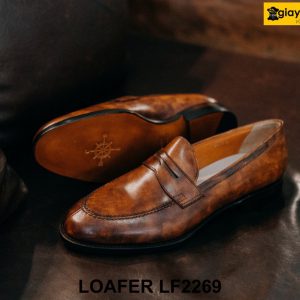 Giày lười nam nhuộm màu thủ công Loafer LF2269 003