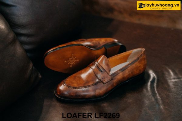 Giày lười nam nhuộm màu thủ công Loafer LF2269 003