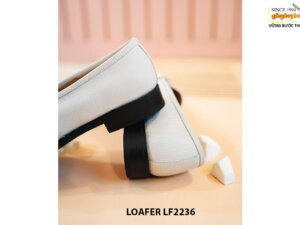 Giày lười nam thủ công màu trắng Loafer LF2236 003