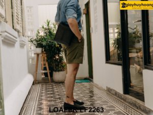 Giày lười nam da lộn hoài niệm Loafer LF2263 004