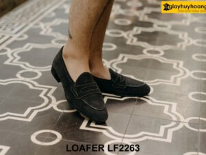 Giày lười nam da lộn hoài niệm Loafer LF2263 001