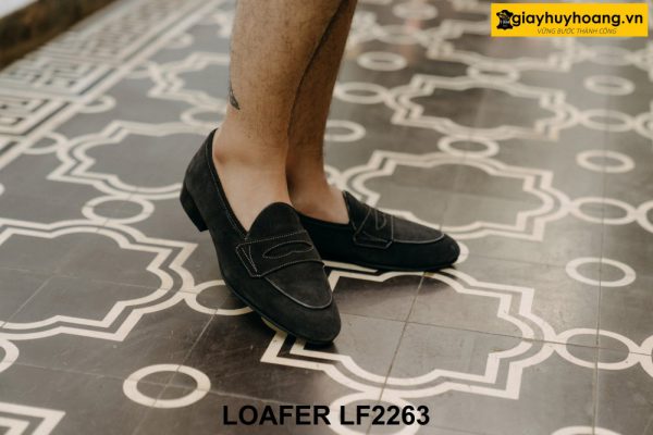 Giày lười nam da lộn hoài niệm Loafer LF2263 001