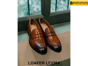 Giày da lười nam màu vàng bò Loafer LF2264 004