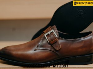 Giày da nam Monkstrap hàng hiệu chính hãng MT2097 004