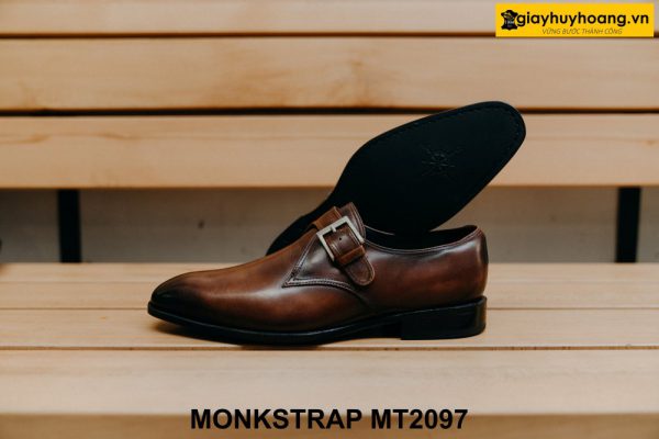 Giày da nam Monkstrap hàng hiệu chính hãng MT2097 003