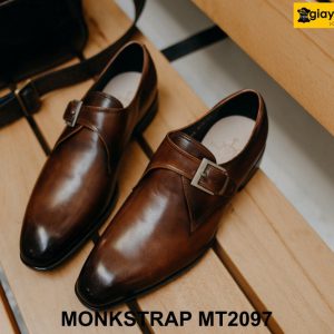 Giày da nam Monkstrap hàng hiệu chính hãng MT2097 002