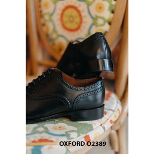 Giày da nam hàng hiệu chính hãng màu nâu Oxford O2389 003