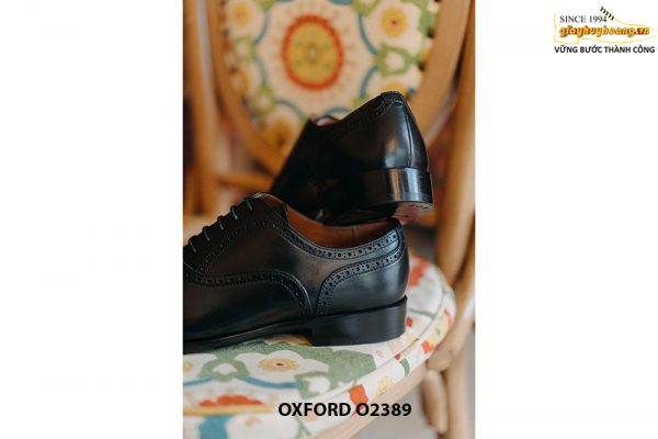 Giày da nam hàng hiệu chính hãng màu nâu Oxford O2389 003