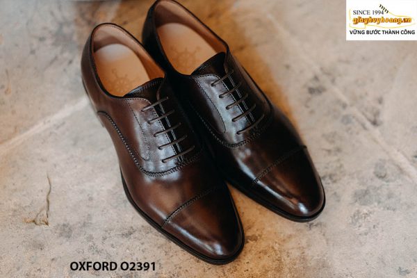 Giày da nam đóng thủ công chất lượng Oxford O2391 001