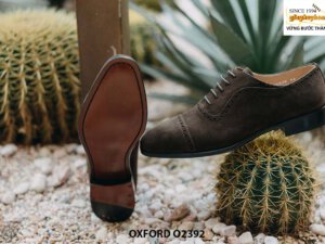 Giày da nam da lộn thời trang Oxford O2392 004