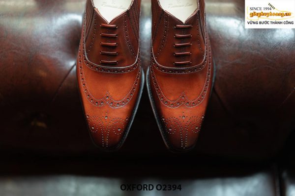 Giày da nam thiết kế giả buộc dây Oxford O2394 005
