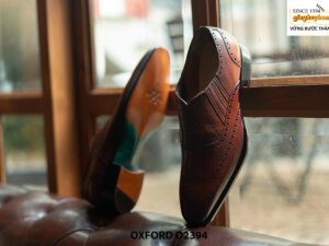 Giày da nam thiết kế giả buộc dây Oxford O2394 004