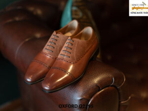 Giày tây nam phối da lộn sáng tạo Oxford O2395 001