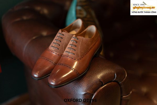 Giày tây nam phối da lộn sáng tạo Oxford O2395 001