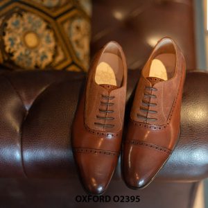 Giày tây nam phối da lộn sáng tạo Oxford O2395 004
