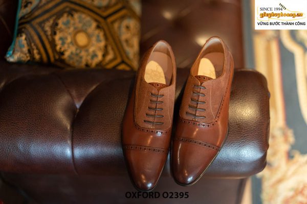 Giày tây nam phối da lộn sáng tạo Oxford O2395 004