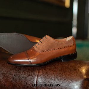 Giày tây nam phối da lộn sáng tạo Oxford O2395 003