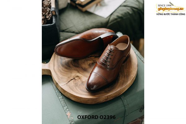 Giày tây nam trung niên thời trang cao cấp Oxford O2396 003