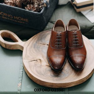 Giày tây nam trung niên thời trang cao cấp Oxford O2396 002