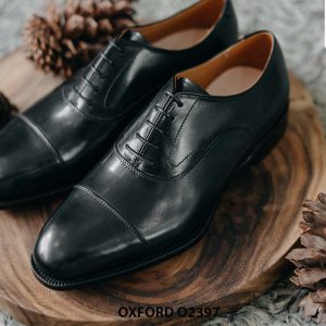 Giày da nam đế giày được khâu bền bỉ Oxford O2397 002