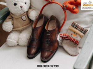 Giày da nam công sở đẹp thời trang Oxford O2399 001