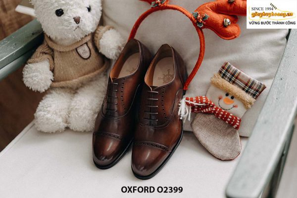 Giày da nam công sở đẹp thời trang Oxford O2399 001