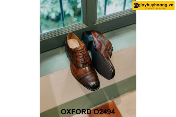Giày tây nam cao cấp việt nam Oxford O2494 004
