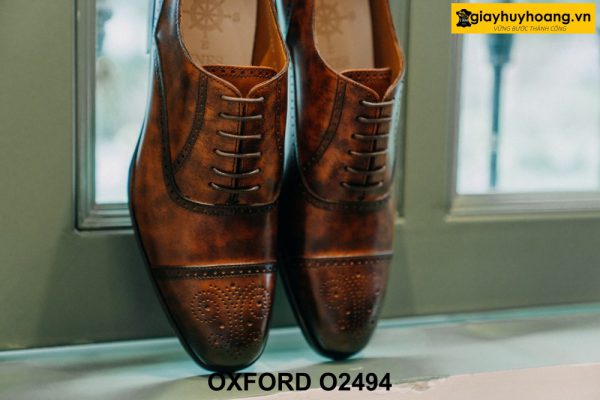 Giày tây nam cao cấp việt nam Oxford O2494 001