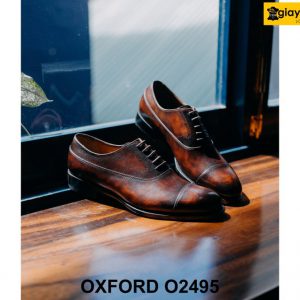 Giày tây nam đế khâu chỉ bền bỉ Oxford O2495 004
