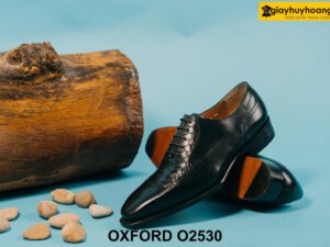 Giày tây nam phối da vân lôi cuốn Oxford O2530 003