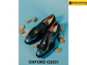 Giày da nam nhuộm màu thủ công Patina Oxford O2531 001