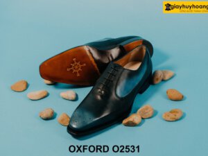 Giày da nam nhuộm màu thủ công Patina Oxford O2531 003