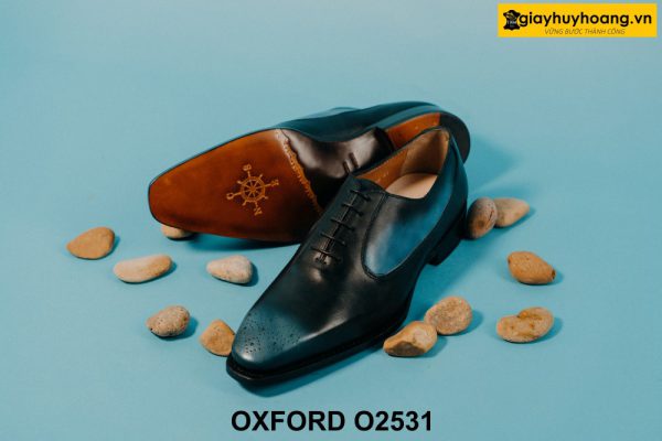 Giày da nam nhuộm màu thủ công Patina Oxford O2531 003